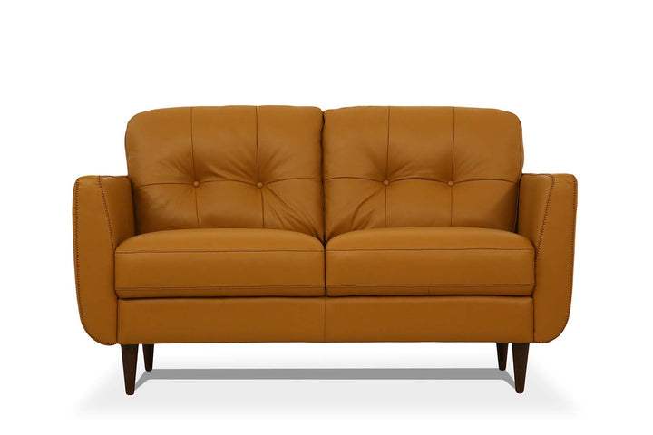 ACME Radwan Camel Leather Loveseat Model 54956 - MONAVILLA
