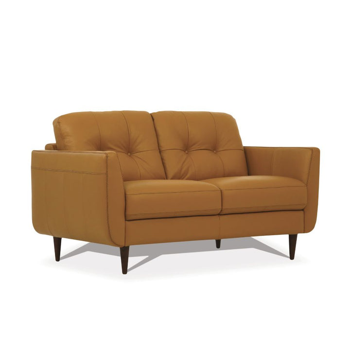 ACME Radwan Camel Leather Loveseat Model 54956 - MONAVILLA