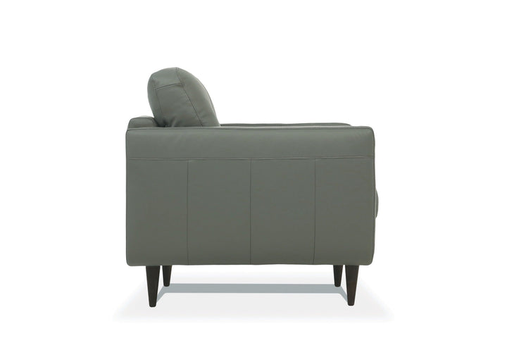 ACME Radwan Pesto Green Leather Chair Model 54962 - MONAVILLA