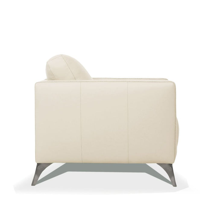 ACME Malaga Cream Leather Sofa Model 55005 - MONAVILLA