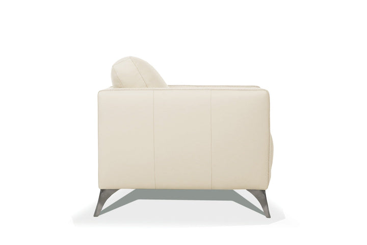 ACME Malaga Cream Leather Loveseat Model 55006 - MONAVILLA