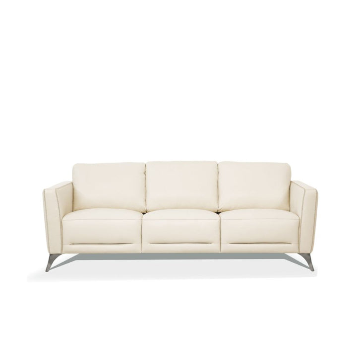 ACME Malaga Cream Leather Sofa Model 55005 - MONAVILLA