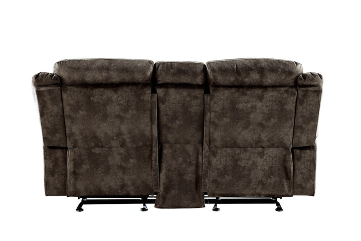 ACME Zubaida 2-Tone Chocolate Velvet Loveseat Model 55021 - MONAVILLA