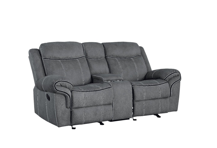 ACME Zubaida 2-Tone Gray Velvet Loveseat Model 55026 - MONAVILLA