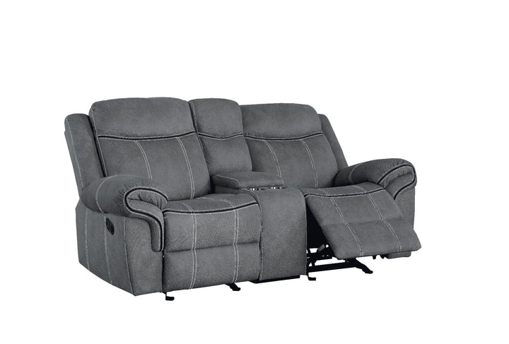 ACME Zubaida 2-Tone Gray Velvet Loveseat Model 55026 - MONAVILLA
