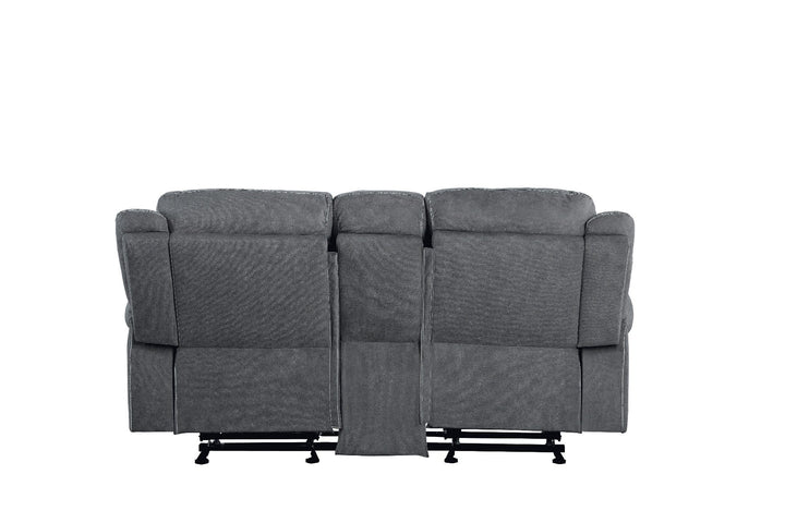 ACME Zubaida 2-Tone Gray Velvet Loveseat Model 55026 - MONAVILLA