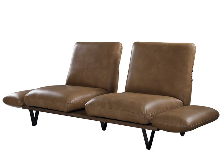 ACME Narech Nutmeg Top Grain Leather Sofa Model 55065 - MONAVILLA