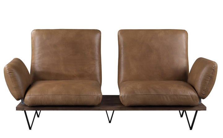 ACME Narech Nutmeg Top Grain Leather Sofa Model 55065 - MONAVILLA