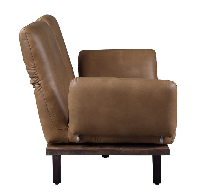 ACME Narech Nutmeg Top Grain Leather Sofa Model 55065 - MONAVILLA