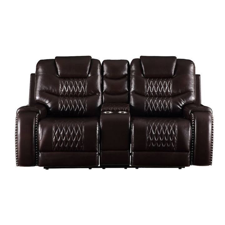 ACME Braylon Brown PU Recliner Model 55416 - MONAVILLA
