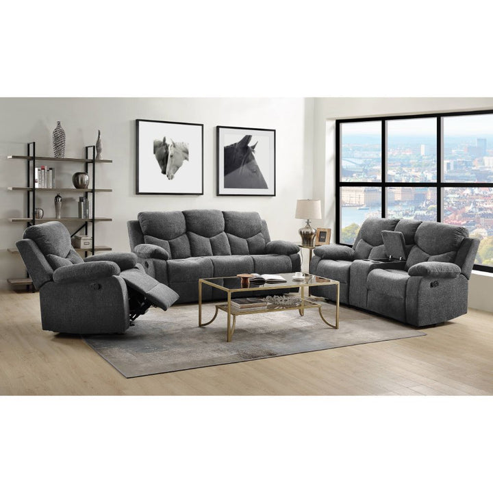 ACME Kalen Gray Chenille Sofa Model 55440 - MONAVILLA