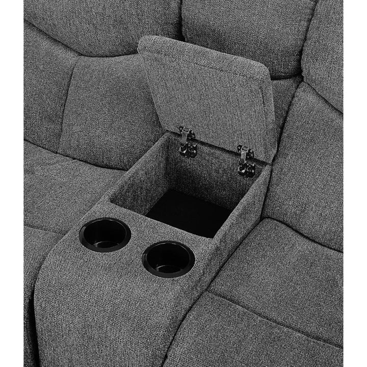 ACME Kalen Gray Chenille Sofa Model 55440 - MONAVILLA