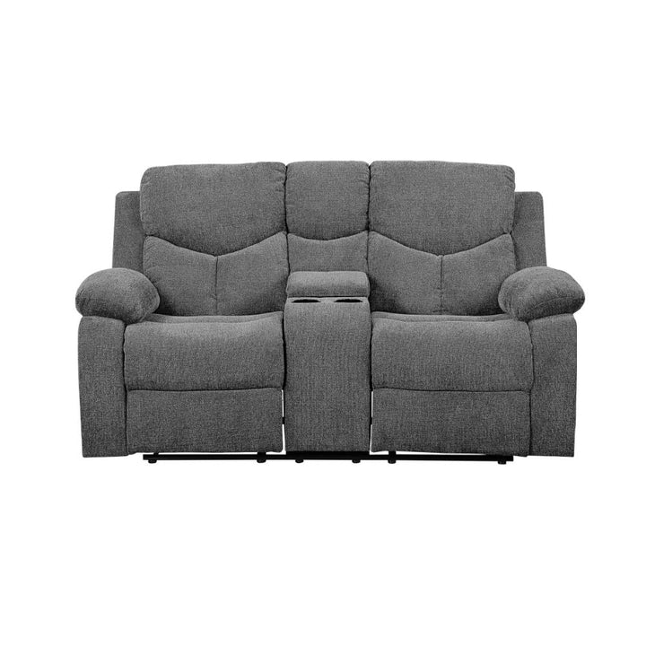 ACME Kalen Gray Chenille Loveseat Model 55441 - MONAVILLA
