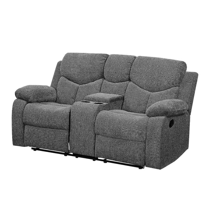 ACME Kalen Gray Chenille Loveseat Model 55441 - MONAVILLA