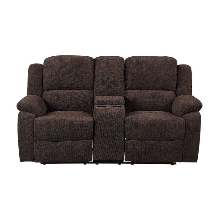 ACME Madden Brown Chenille Loveseat Model 55446 - MONAVILLA