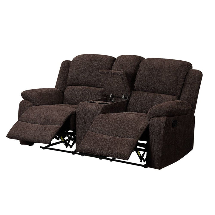 ACME Madden Brown Chenille Loveseat Model 55446 - MONAVILLA