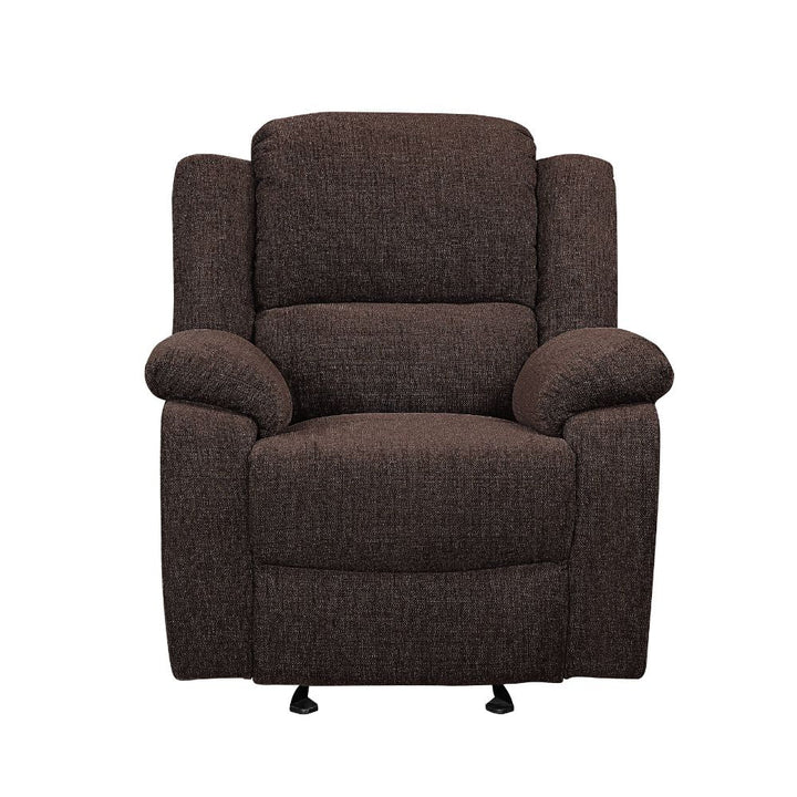 ACME Madden Brown Chenille Glider Recliner Model 55447 - MONAVILLA