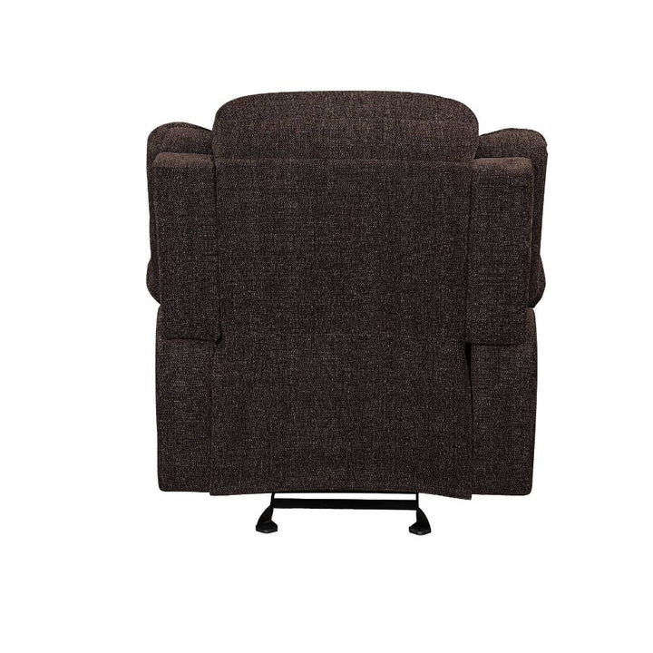 ACME Madden Brown Chenille Glider Recliner Model 55447 - MONAVILLA