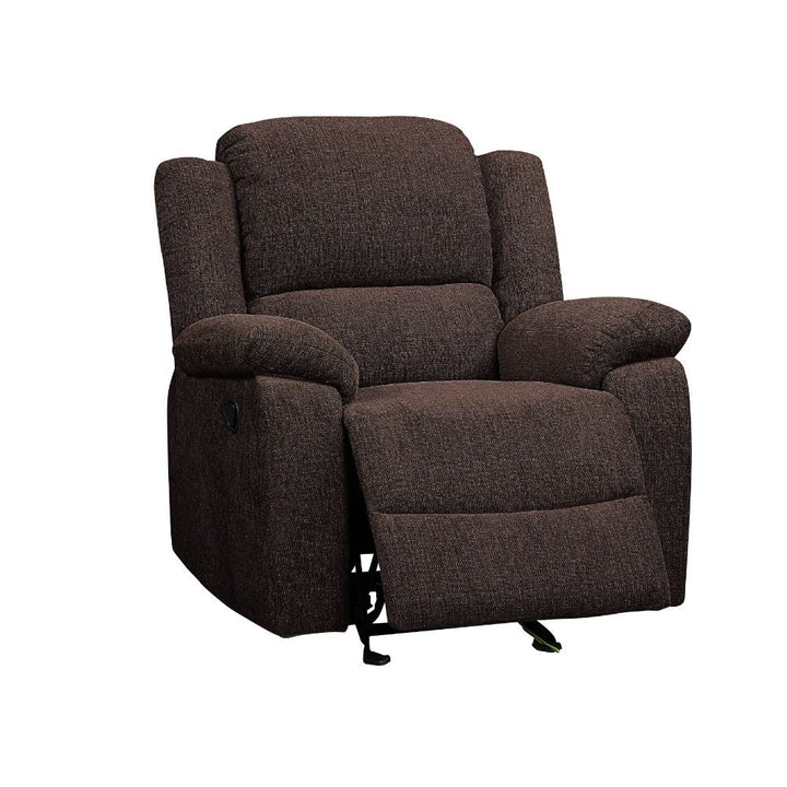 ACME Madden Brown Chenille Glider Recliner Model 55447 - MONAVILLA