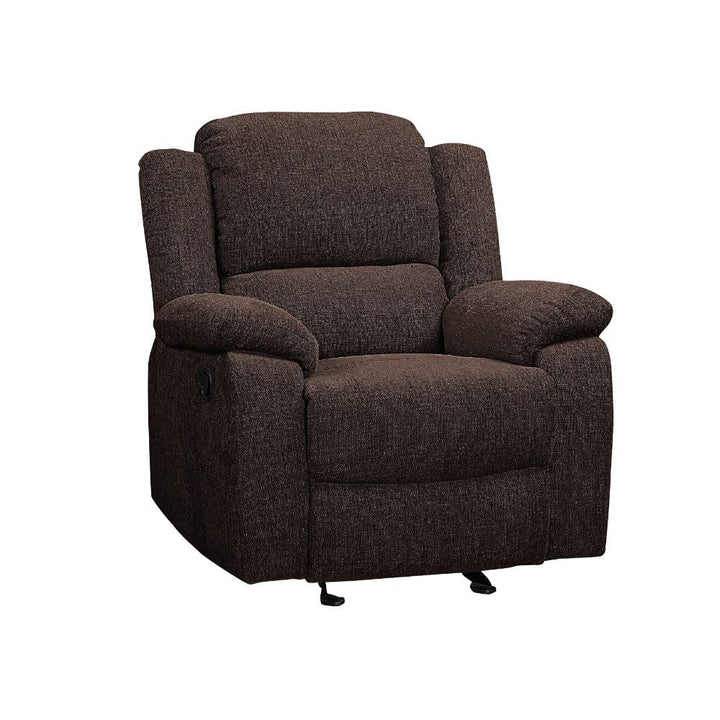 ACME Madden Brown Chenille Glider Recliner Model 55447 - MONAVILLA