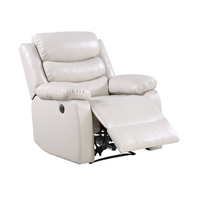 ACME Eilbra Beige PU Recliner Model 56911 - MONAVILLA