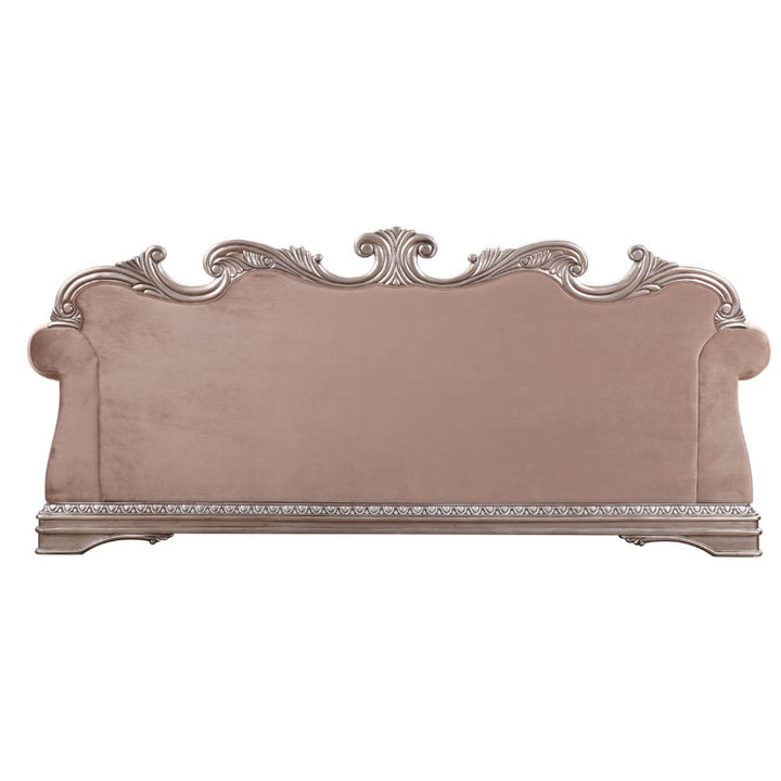 ACME Northville Velvet & Antique Silver Sofa Model 56930 - MONAVILLA