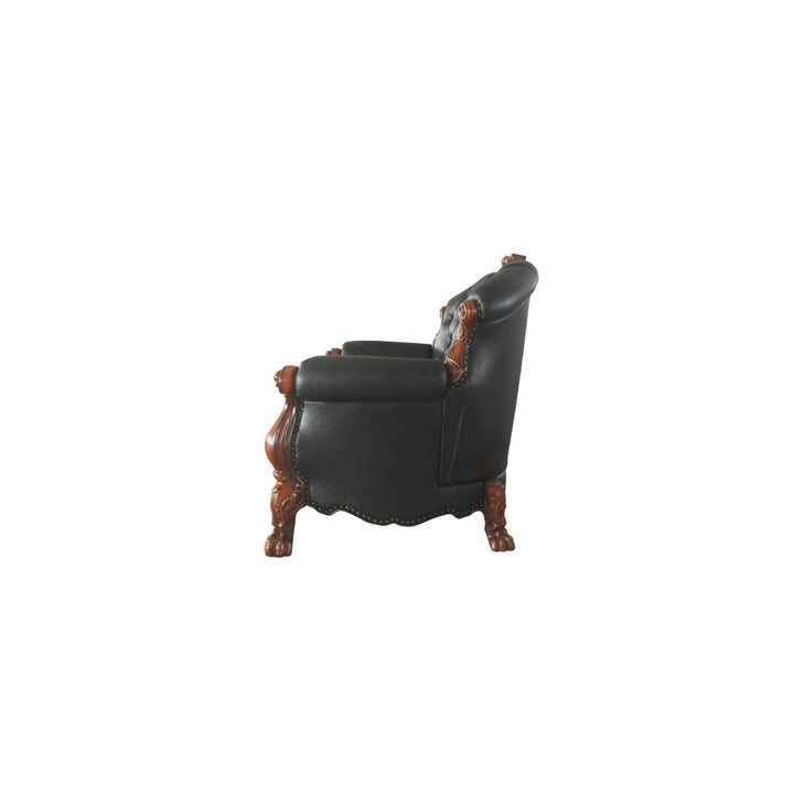 ACME Dresden Cherry Oak & PU Loveseat Model 58231 - MONAVILLA