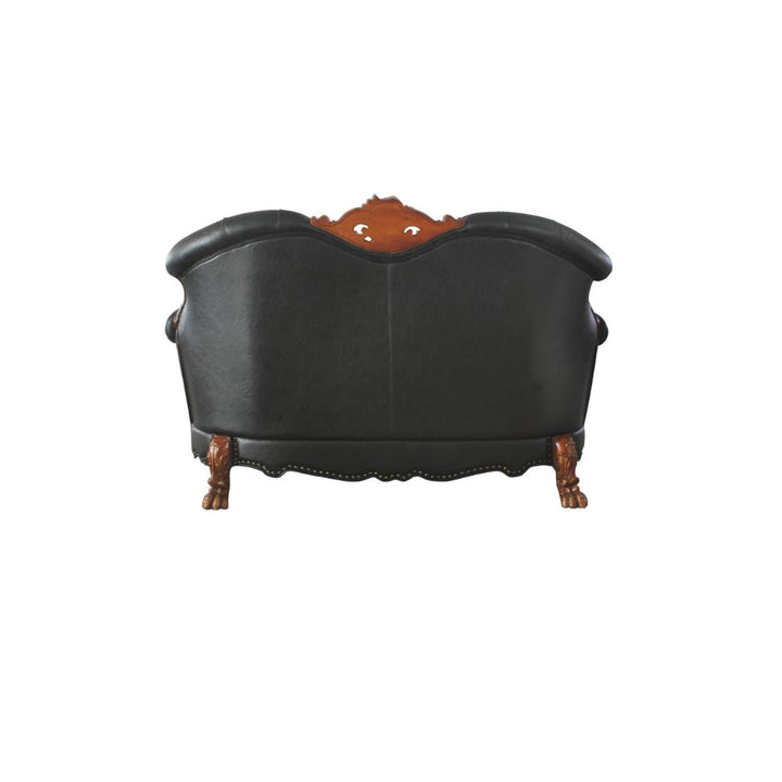 ACME Dresden Cherry Oak & PU Loveseat Model 58231 - MONAVILLA