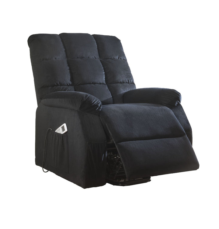 ACME Ipompea Black Velvet Recliner Model 59262 - MONAVILLA
