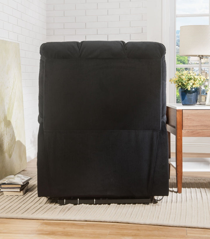 ACME Ipompea Black Velvet Recliner Model 59262 - MONAVILLA