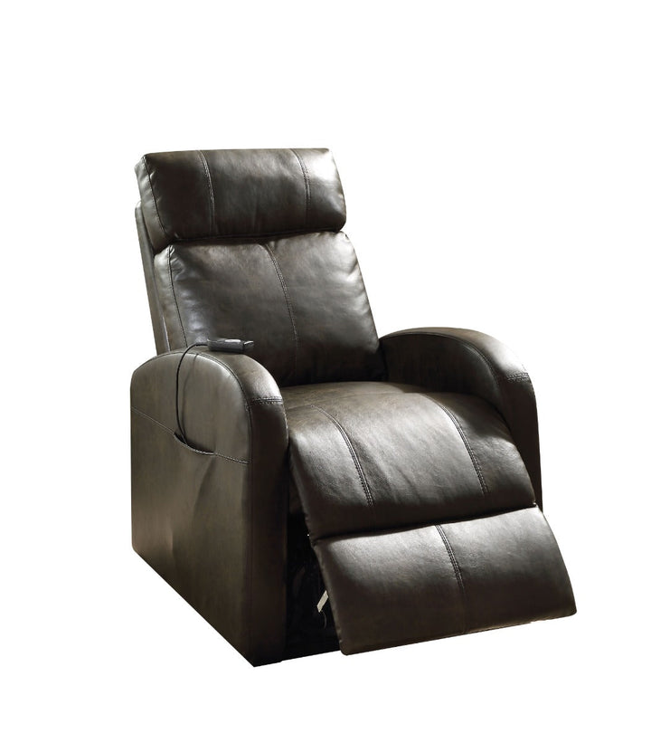 ACME Ricardo Dark Gray PU Recliner Model 59405 - MONAVILLA