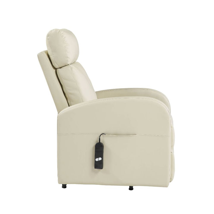 ACME Ricardo Beige PU Recliner Model 59499 - MONAVILLA