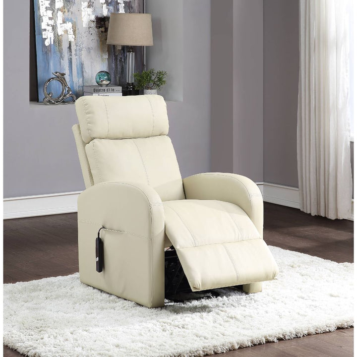 ACME Ricardo Beige PU Recliner Model 59499 - MONAVILLA