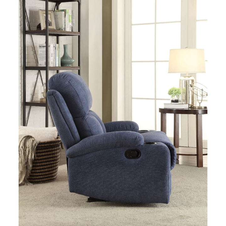 ACME Rosia Blue Velvet Recliner Model 59545 - MONAVILLA