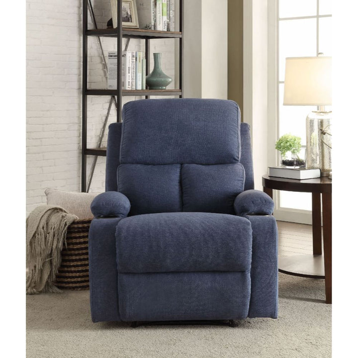 ACME Rosia Blue Velvet Recliner Model 59545 - MONAVILLA