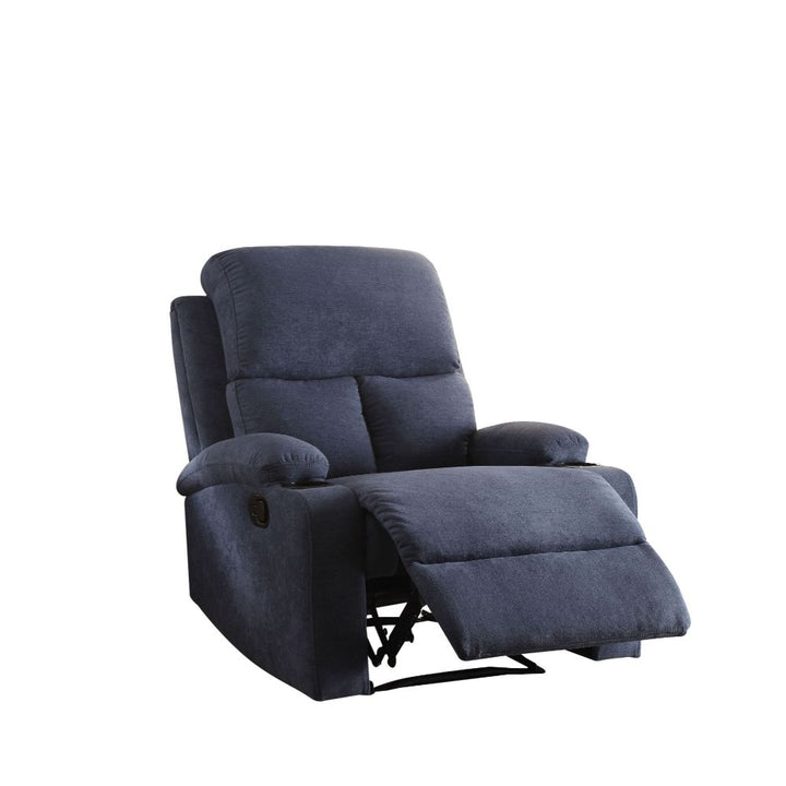 ACME Rosia Blue Velvet Recliner Model 59545 - MONAVILLA