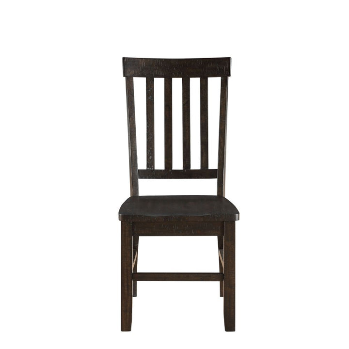 ACME Maisha Rustic Walnut Side Chair Model 61032 - MONAVILLA