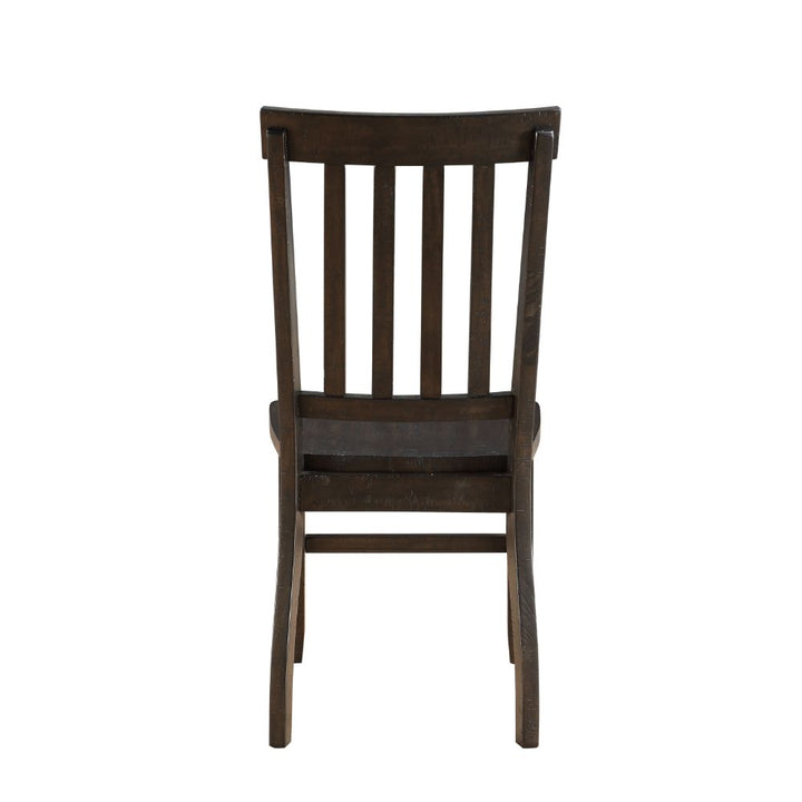 ACME Maisha Rustic Walnut Side Chair Model 61032 - MONAVILLA