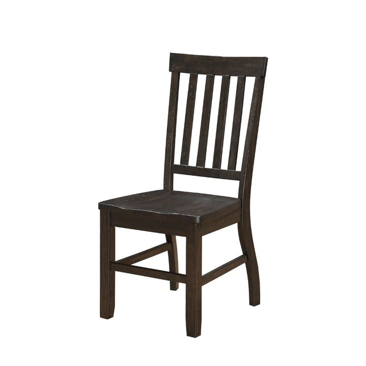 ACME Maisha Rustic Walnut Side Chair Model 61032 - MONAVILLA