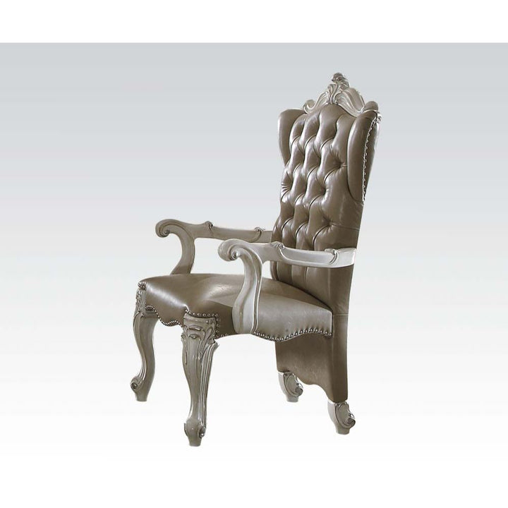 ACME Versailles PU & Bone White Chair Model 61133 - MONAVILLA