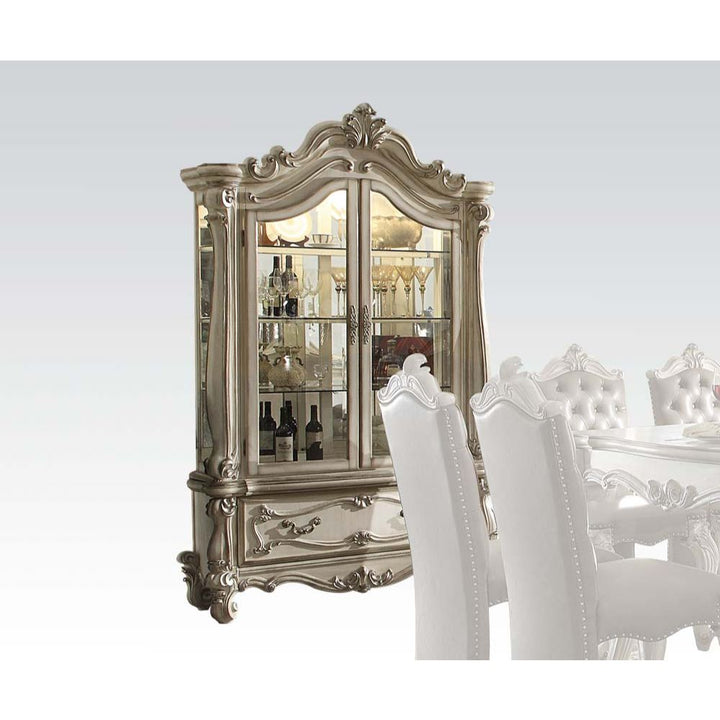 ACME Versailles Bone White Curio Model 61153 - MONAVILLA
