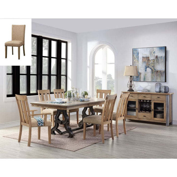 ACME Nathaniel Maple Dining Table Model 62330 - MONAVILLA