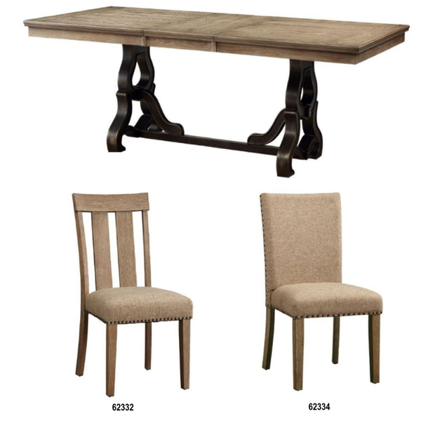 ACME Nathaniel Maple Dining Table Model 62330 - MONAVILLA