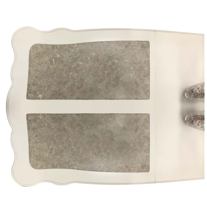 ACME Chantelle Marble & Pearl White Dining Table Model 63540 - MONAVILLA