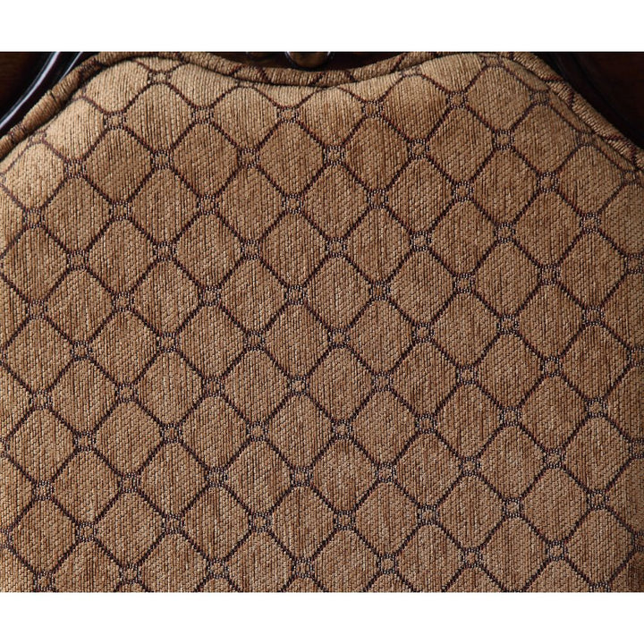 ACME Chateau De Ville Fabric & Espresso Chair Model 64078A - MONAVILLA