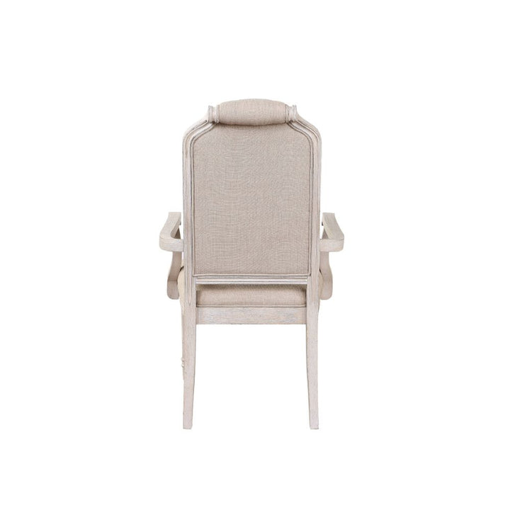 ACME Wynsor Fabric & Antique Champagne Chair Model 67533 - MONAVILLA