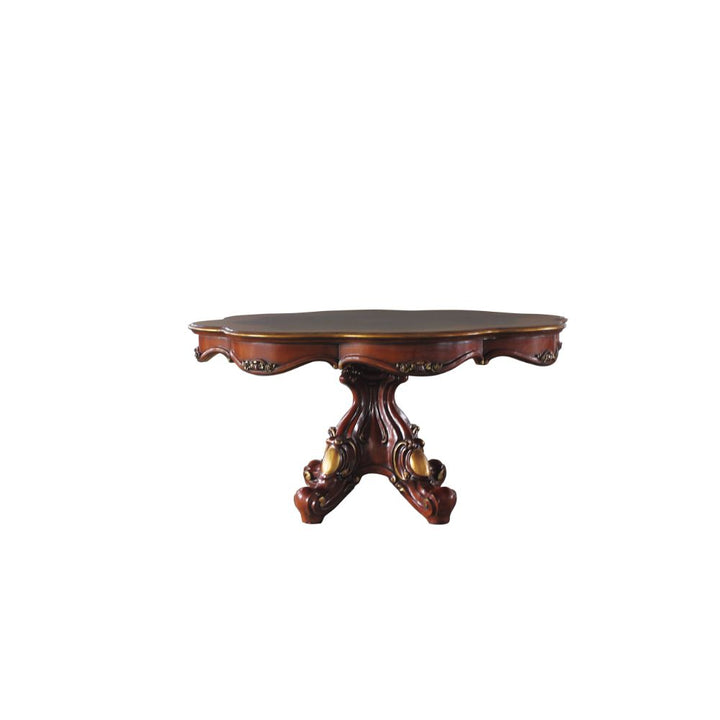 ACME Picardy Cherry Oak Dining Table Model 68225 - MONAVILLA