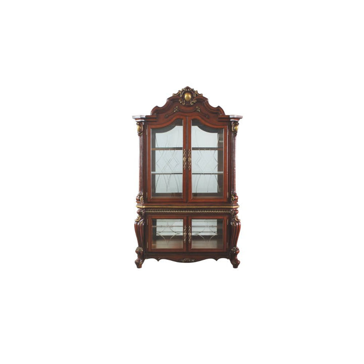 ACME Picardy Cherry Oak Curio Model 68229 - MONAVILLA
