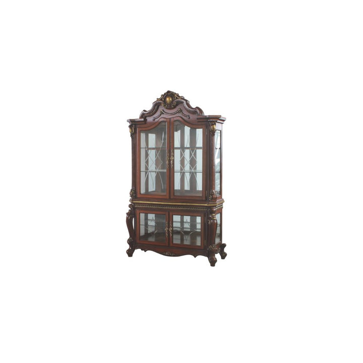 ACME Picardy Cherry Oak Curio Model 68229 - MONAVILLA