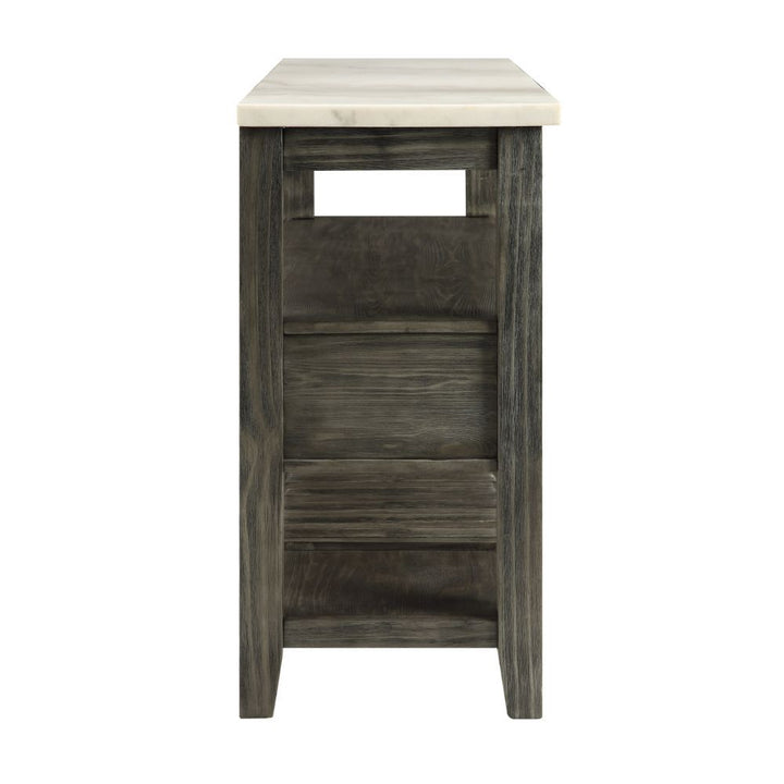 ACME Merel White Marble & Gray Oak Server Model 70169 - MONAVILLA